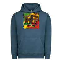 Pigment Midnight Navy juneteenth black lives matter mug  coaster Urban Hoodie - BarkalooDesign