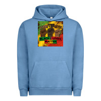 Pigment Pebble Blue juneteenth black lives matter mug  coaster Urban Hoodie - BarkalooDesign