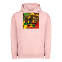 Pigment Salmon juneteenth black lives matter mug  coaster Urban Hoodie - BarkalooDesign
