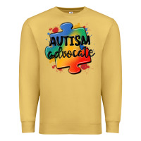 Antique Gold autism advocate Premium Sweatshirt - MaliasSmallBusiness