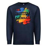 Navy autism advocate Premium Sweatshirt - MaliasSmallBusiness