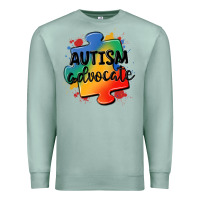 Seafoam autism advocate Premium Sweatshirt - MaliasSmallBusiness