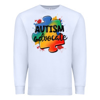 White autism advocate Premium Sweatshirt - MaliasSmallBusiness