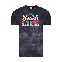 Cloud Black beach life Vintage Tee - BarkalooDesign