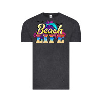 Vintage Black beach life Vintage Tee - BarkalooDesign