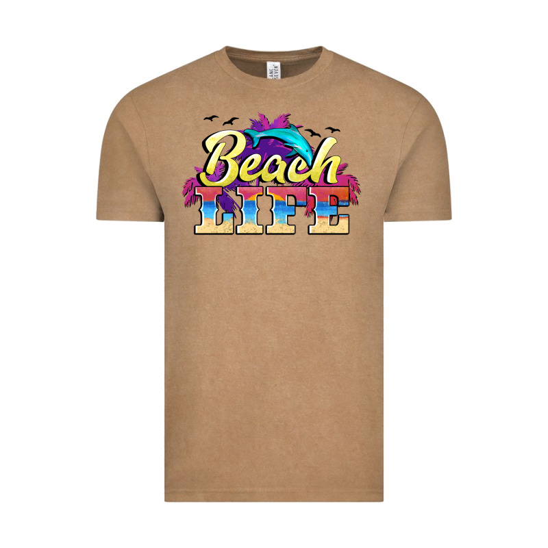 Beach Life Vintage Tee by BarkalooDesign | Teevron
