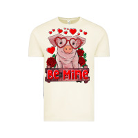 Vintage Arctic be mine valentine's day baby pig Vintage Tee - RanaPortraitStore