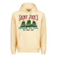 Pina Colada Saint Nick's Christmas Tree Farm Premium Hoodie - MaliasSmallBusiness