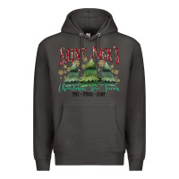 Smoke Saint Nick's Christmas Tree Farm Premium Hoodie - MaliasSmallBusiness
