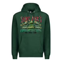 Sports Green Saint Nick's Christmas Tree Farm Premium Hoodie - MaliasSmallBusiness