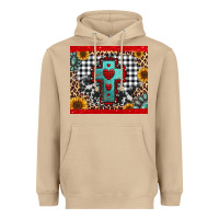 Mushroom Christmas cross Heavyweight Hoodie - Jasminsmagicworld