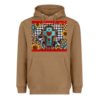 Toasted Coconut Christmas cross Heavyweight Hoodie - Jasminsmagicworld