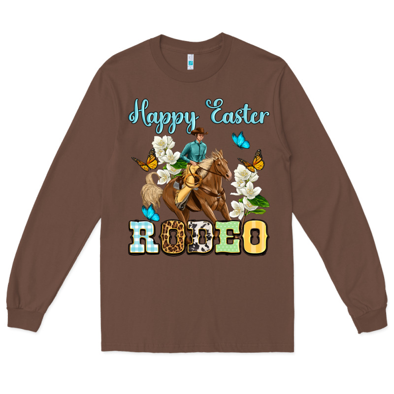 Happy Easter Rodeo Long Sleeve Tee by OliviaCreatesArt | Teevron