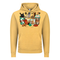 German Shepherd Black And Grey Cat Coffee Cups Vintage Hoodie | Teevron