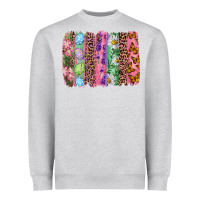 Heather Grey Western easter brush stroke Heavyweight Sweatshirt - RanaPortraitStore