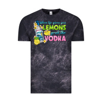 Cloud Black when life gives you lemons Vintage Tee - texasbilliewilder