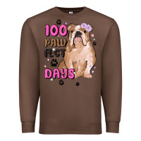 Chestnut 100 days of school Premium Sweatshirt - MaliasSmallBusiness