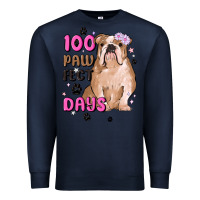 Navy 100 days of school Premium Sweatshirt - MaliasSmallBusiness