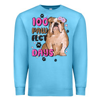 Ocean Blue 100 days of school Premium Sweatshirt - MaliasSmallBusiness