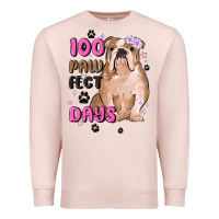Pale Pink 100 days of school Premium Sweatshirt - MaliasSmallBusiness