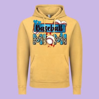 Baseball Mimi With Leopard Vintage Hoodie Designed By Zillion Design Studio