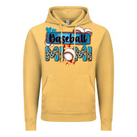 Vintage Mustard baseball mimi with leopard Vintage Hoodie - Zillion Design Studio