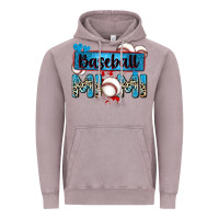 Vintage Zinc baseball mimi with leopard Vintage Hoodie - Zillion Design Studio