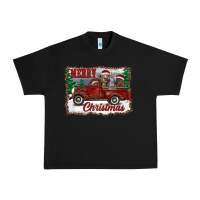 Black christmas truck with cows Urban Heavy Tee - RanaPortraitStore