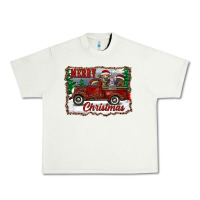 Pistachio christmas truck with cows Urban Heavy Tee - RanaPortraitStore