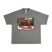 Tornado christmas truck with cows Urban Heavy Tee - RanaPortraitStore