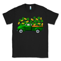 Black st patricks shamrock gold truck Classic Tee - FaDigitalArtStudio