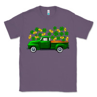 Lavender st patricks shamrock gold truck Classic Tee - FaDigitalArtStudio