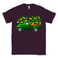 Plum st patricks shamrock gold truck Classic Tee - FaDigitalArtStudio