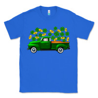 True Royal st patricks shamrock gold truck Classic Tee - FaDigitalArtStudio