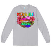 Moon Dust lgbtq kiss me Long Sleeve Tee - HRA Design Shop