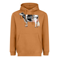 Meerkat Holstein Dairy Cow Heavyweight Hoodie - LillyAllenDesigns