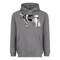 Storm Holstein Dairy Cow Heavyweight Hoodie - LillyAllenDesigns