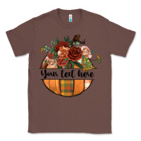 Chestnut preview customize floral pumpkin Classic Tee - BundleAndBundleShop