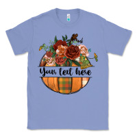 Colony Blue preview customize floral pumpkin Classic Tee - BundleAndBundleShop