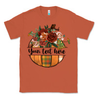 Copper preview customize floral pumpkin Classic Tee - BundleAndBundleShop