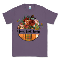 Lavender preview customize floral pumpkin Classic Tee - BundleAndBundleShop