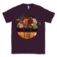 Plum preview customize floral pumpkin Classic Tee - BundleAndBundleShop