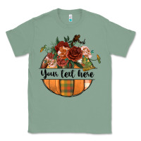 Sage preview customize floral pumpkin Classic Tee - BundleAndBundleShop