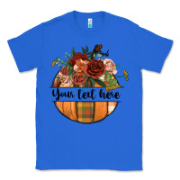 True Royal preview customize floral pumpkin Classic Tee - BundleAndBundleShop