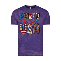 Cloud Purple party in the usa Vintage Tee - Zillion Design Studio
