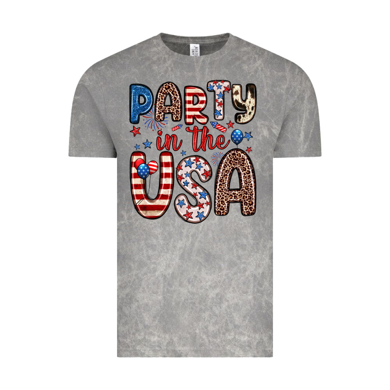 Party In The Usa Vintage Tee by Zillion Design Studio | Teevron