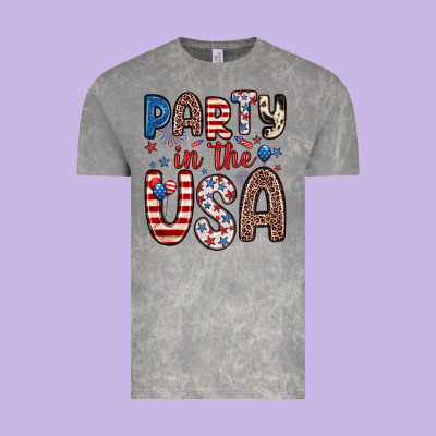 Party In The Usa Vintage Tee Designed By Zillion Design Studio