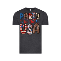 Vintage Black party in the usa Vintage Tee - Zillion Design Studio