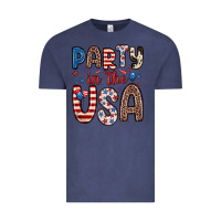 Vintage Denim party in the usa Vintage Tee - Zillion Design Studio