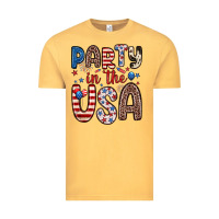 Vintage Mustard party in the usa Vintage Tee - Zillion Design Studio